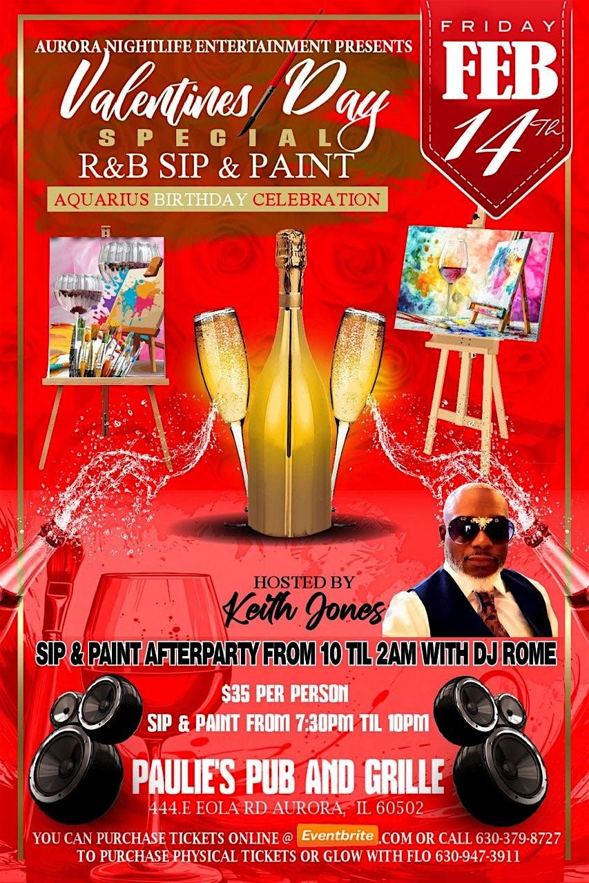 Valentines Day R&B Sip & Paint - Aquarius Celebration After Party ...