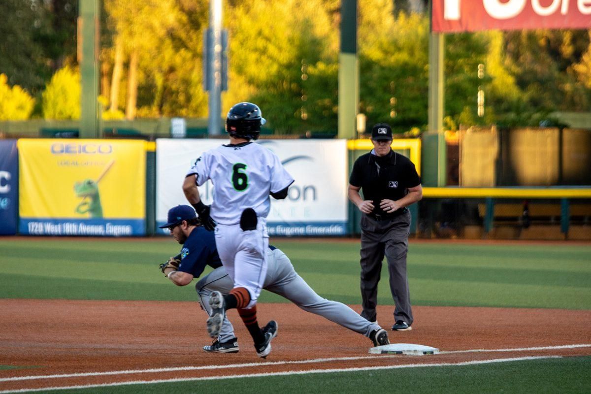 Parking Everett AquaSox at Eugene Emeralds