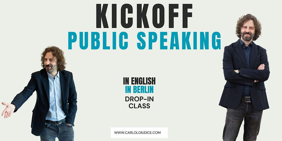 Kickoff Public Speaking