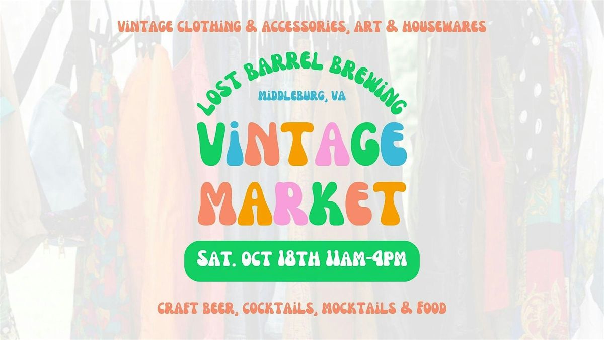 Vintage Market at Lost Barrel Brewing