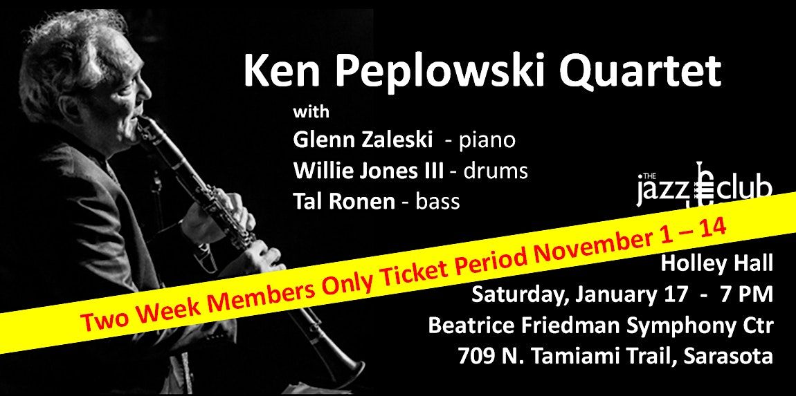 Ken Peplowski Quartet \/ Members Only