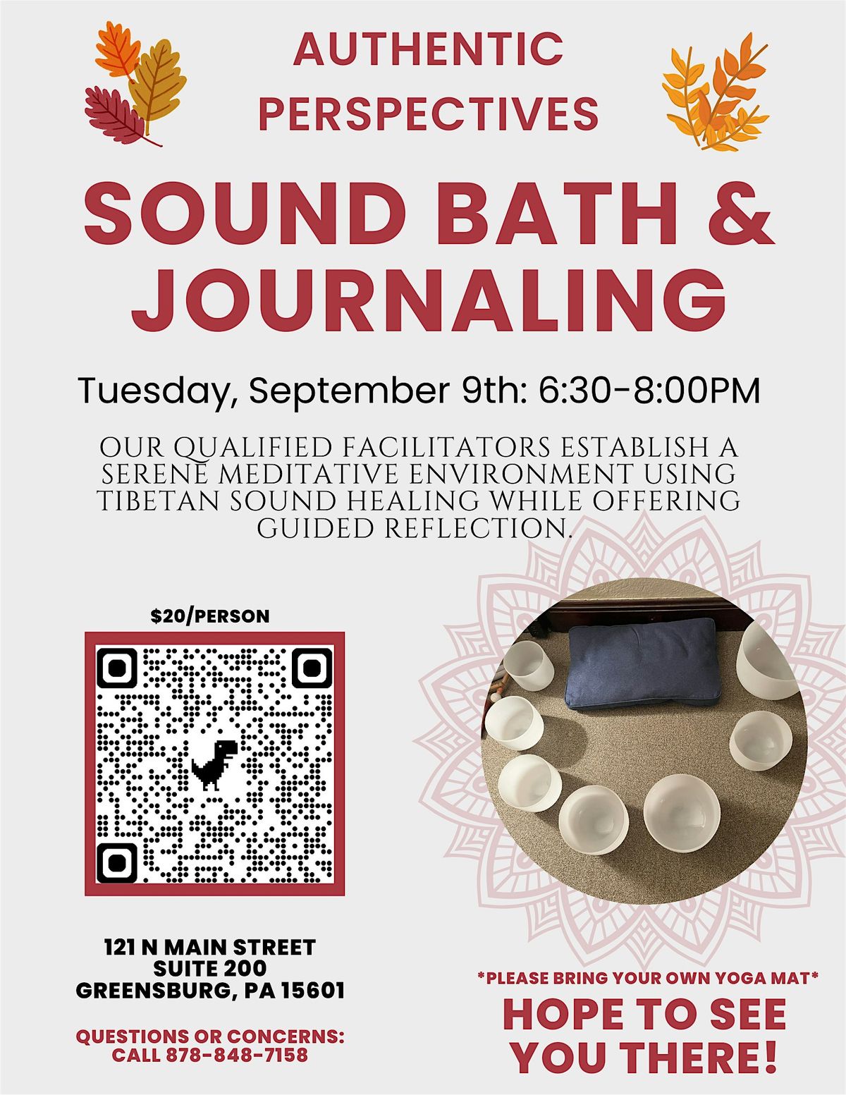 Sound Bath & Journaling