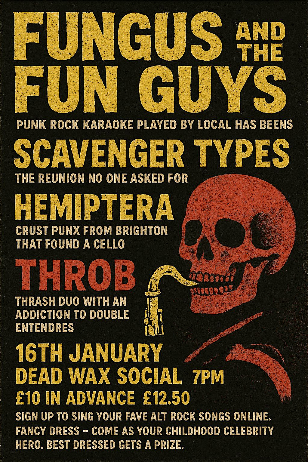 PUNK ROCK KARAOKE AT DEAD WAX SOCIAL