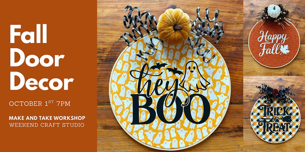 DIY Fall\/Halloween Door Decor