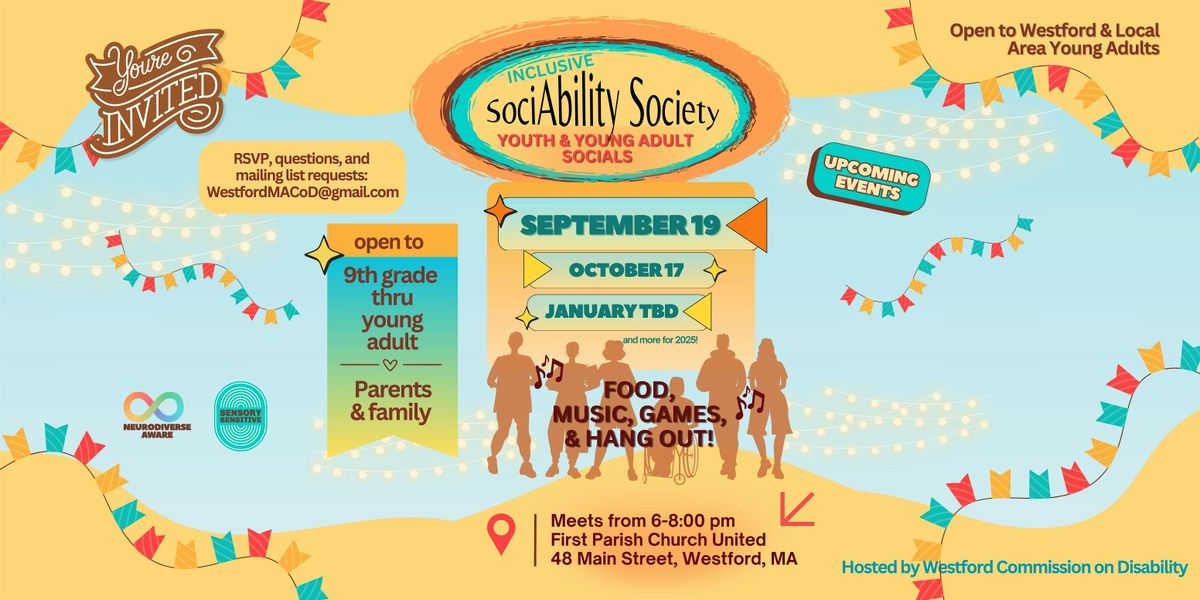 Teen\/Young Adult SociAbility Society - fun for all abilities!