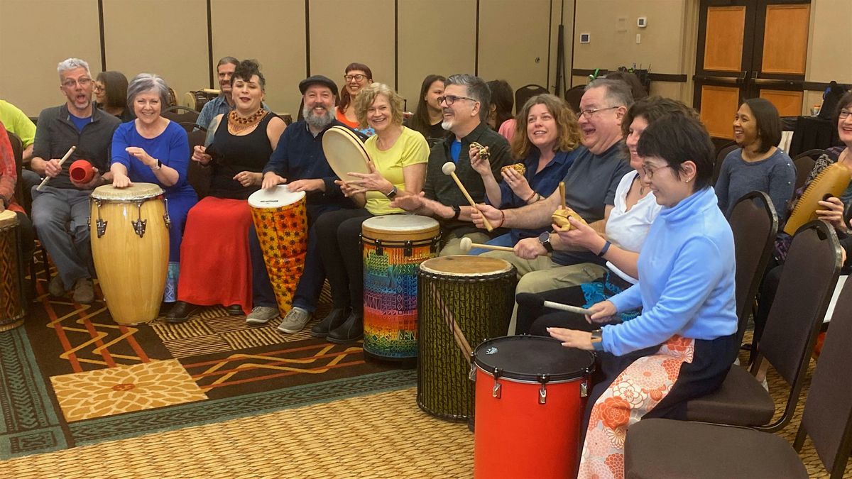 Rhythms of Gratitude: Drumming and Collaging Workshop