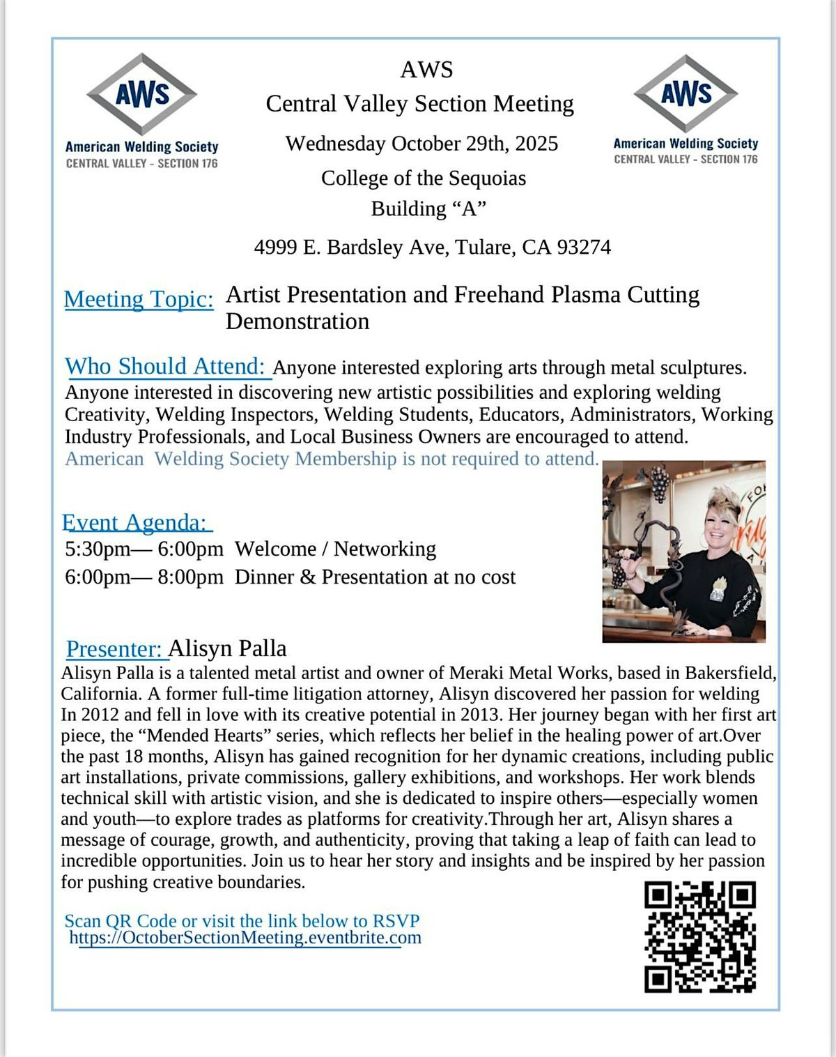 October Section Meeting
