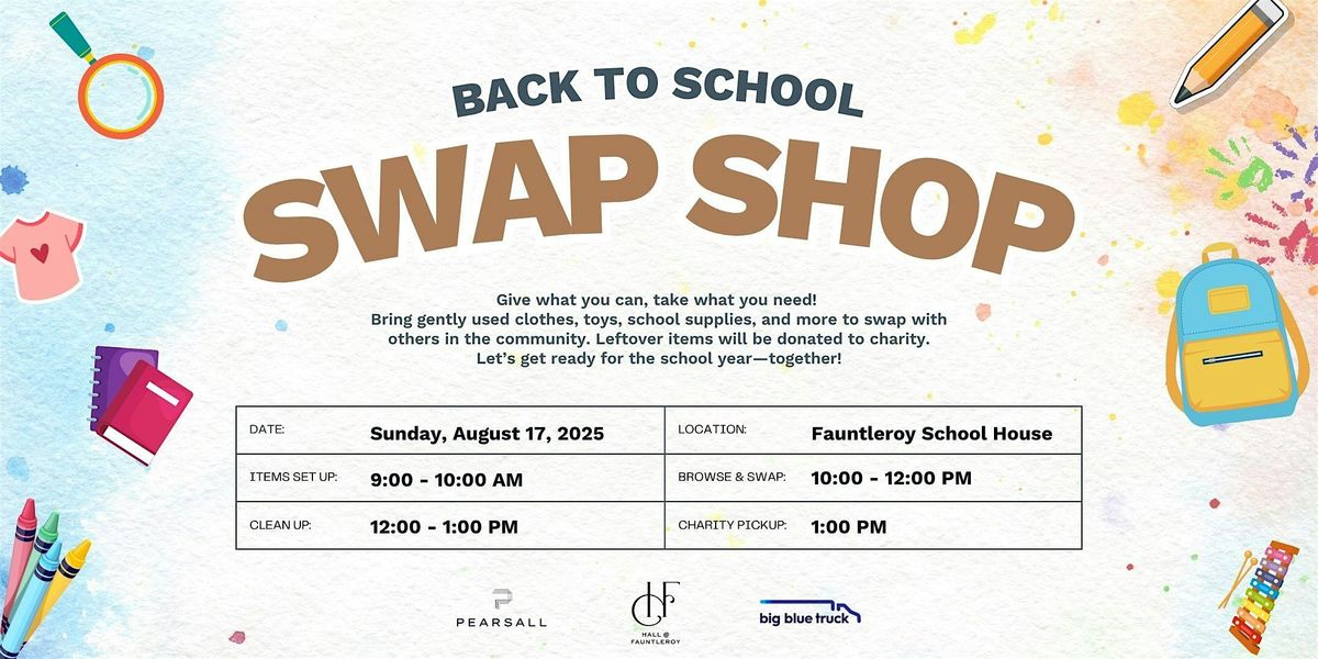 Back to School Swap Shop