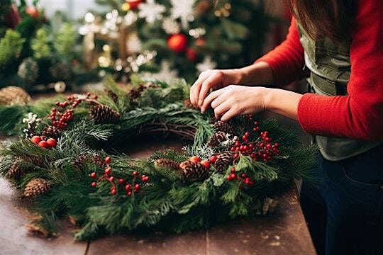 Wreath Making workshop with MOS