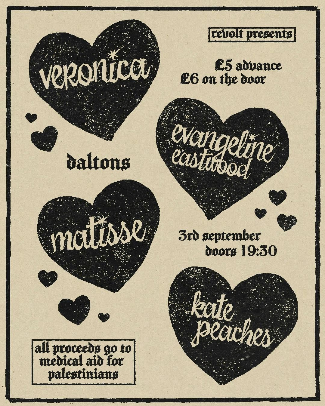 REVOLT Presents: Veronica + Evangeline Eastwood + Matisse Moretti + Kate Peaches