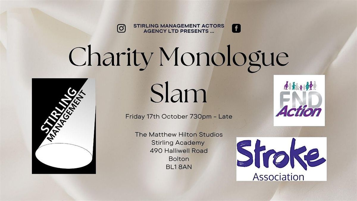 Charity Monologue Slam