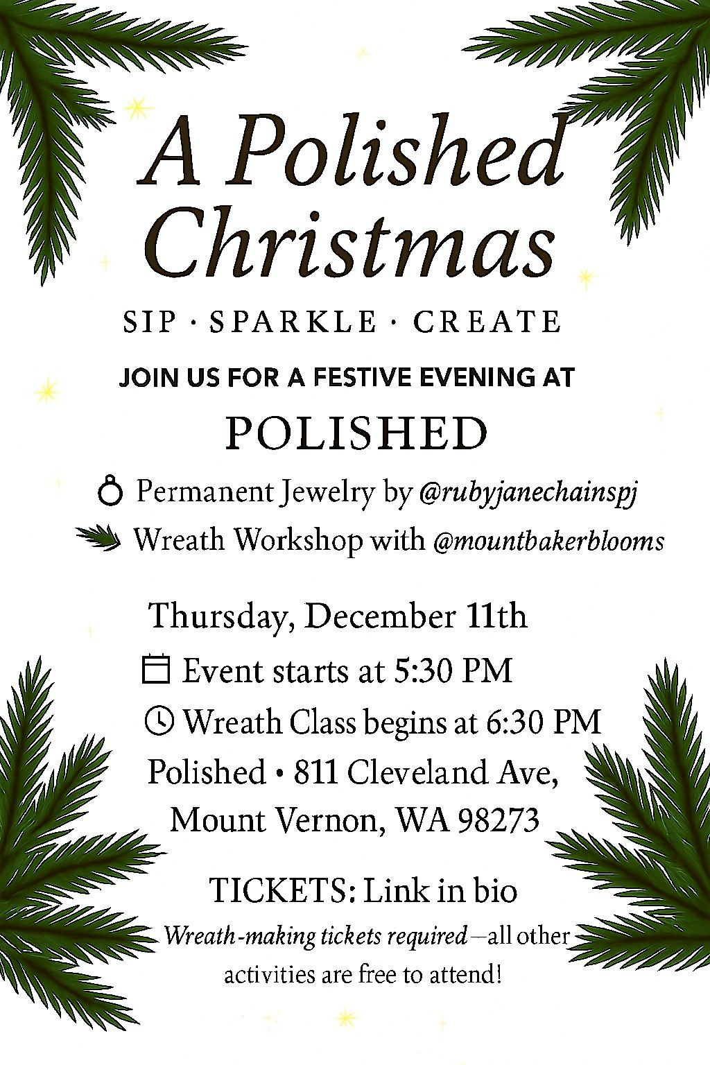 Wreath Class - A Polished Christmas