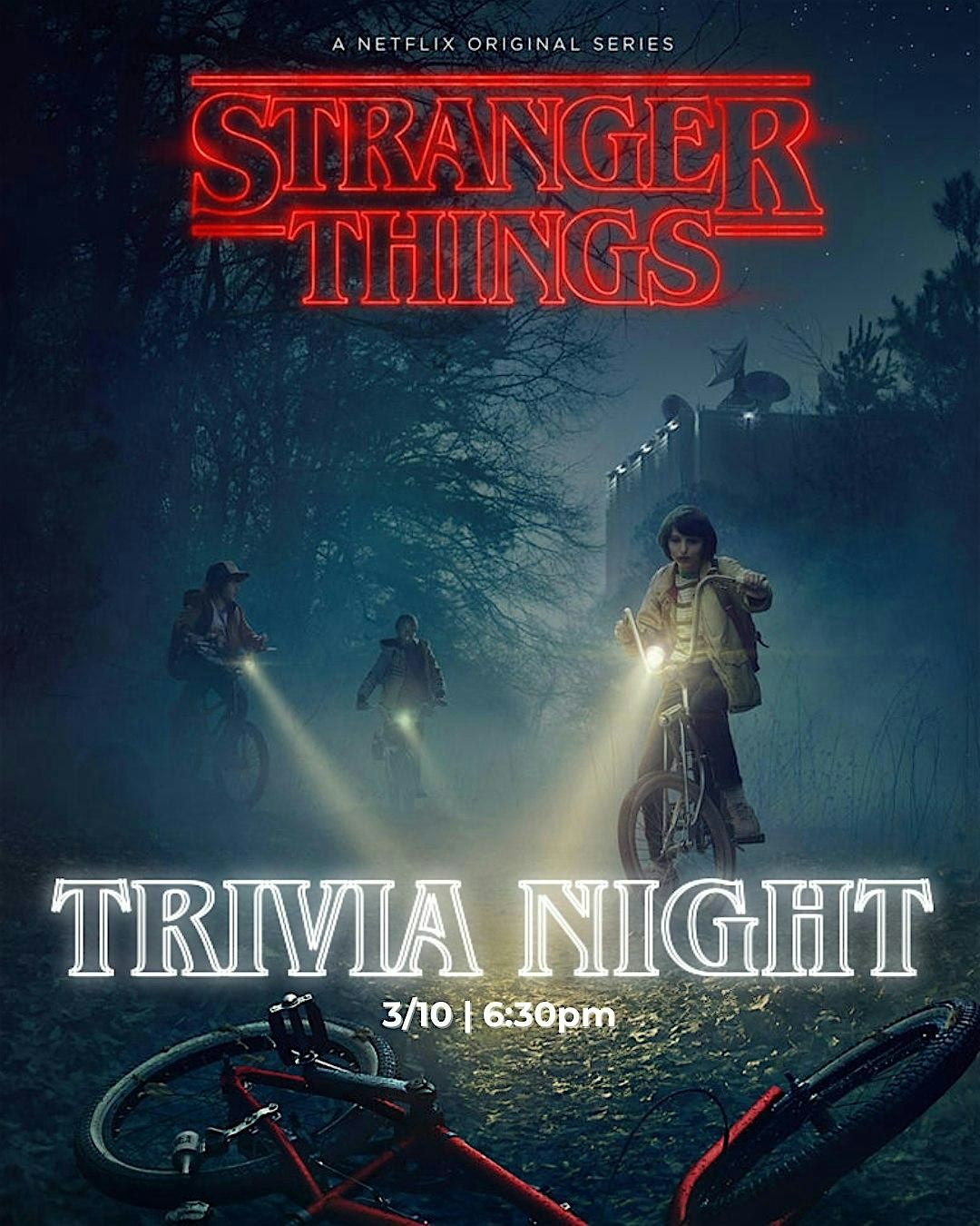 Stranger Things Trivia Night