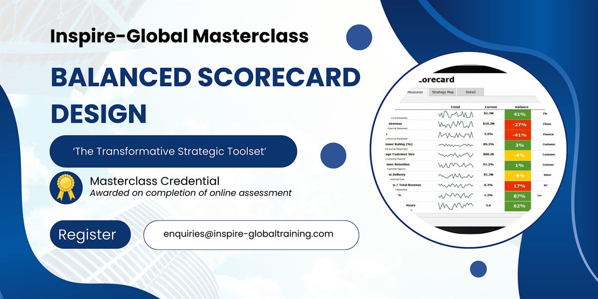 Balanced Scorecard Design Masterclass - MANCHESTER