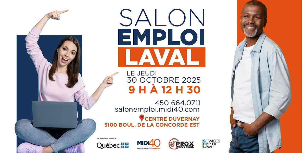 Salon Emploi Laval 30 octobre 2025