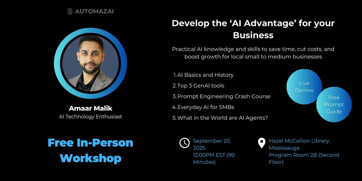 Develop the 'AI Advantage' for your Business