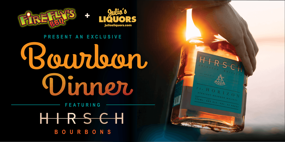 Bourbon Dinner by Firefly\u2019s BBQ & Julio\u2019s Liquors