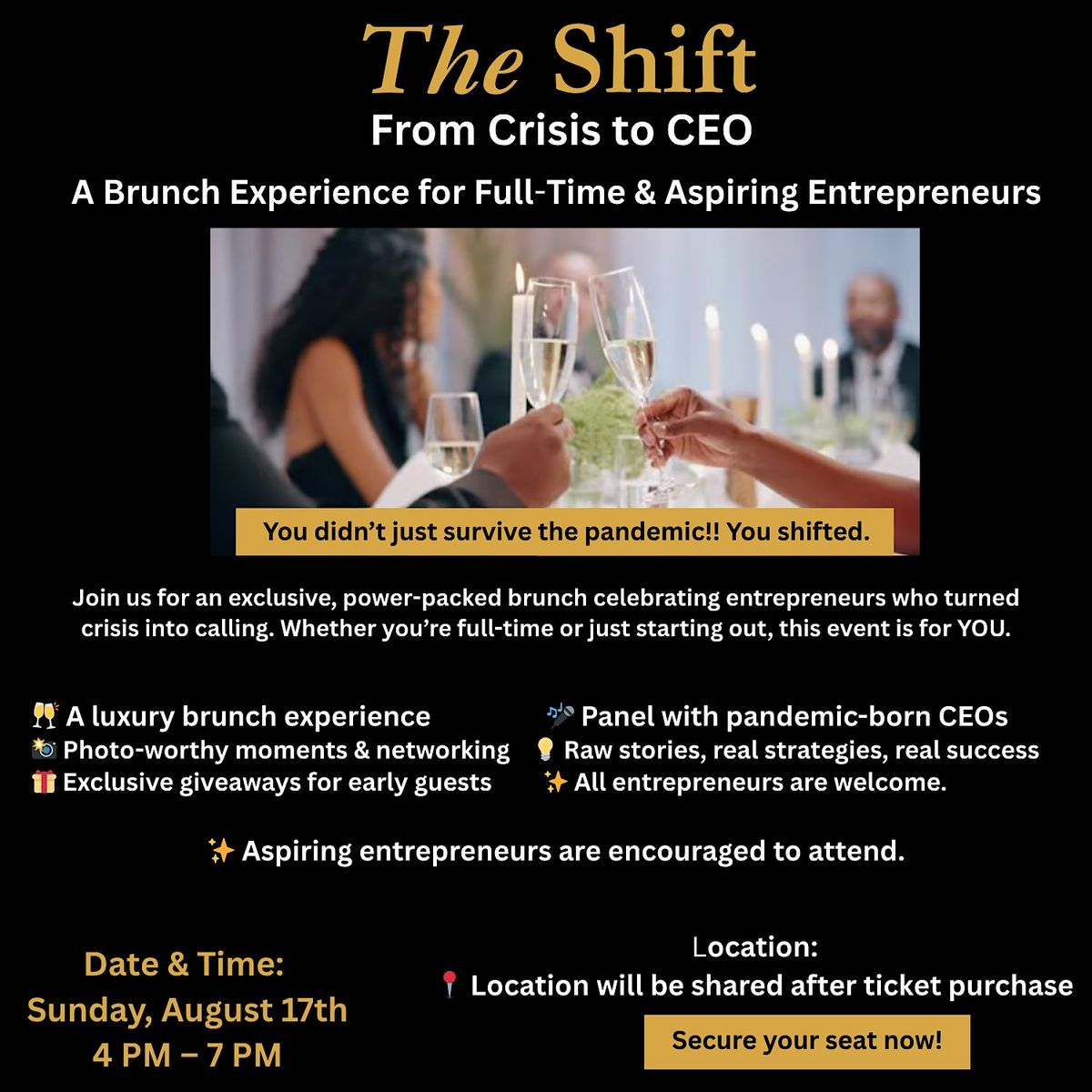 The Shift: Crisis to CEO Brunch