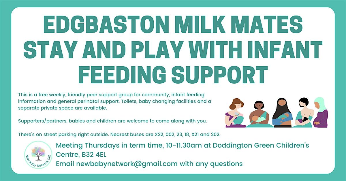 Edgbaston Milk Mates - Stay and Play with Infant Feeding Support