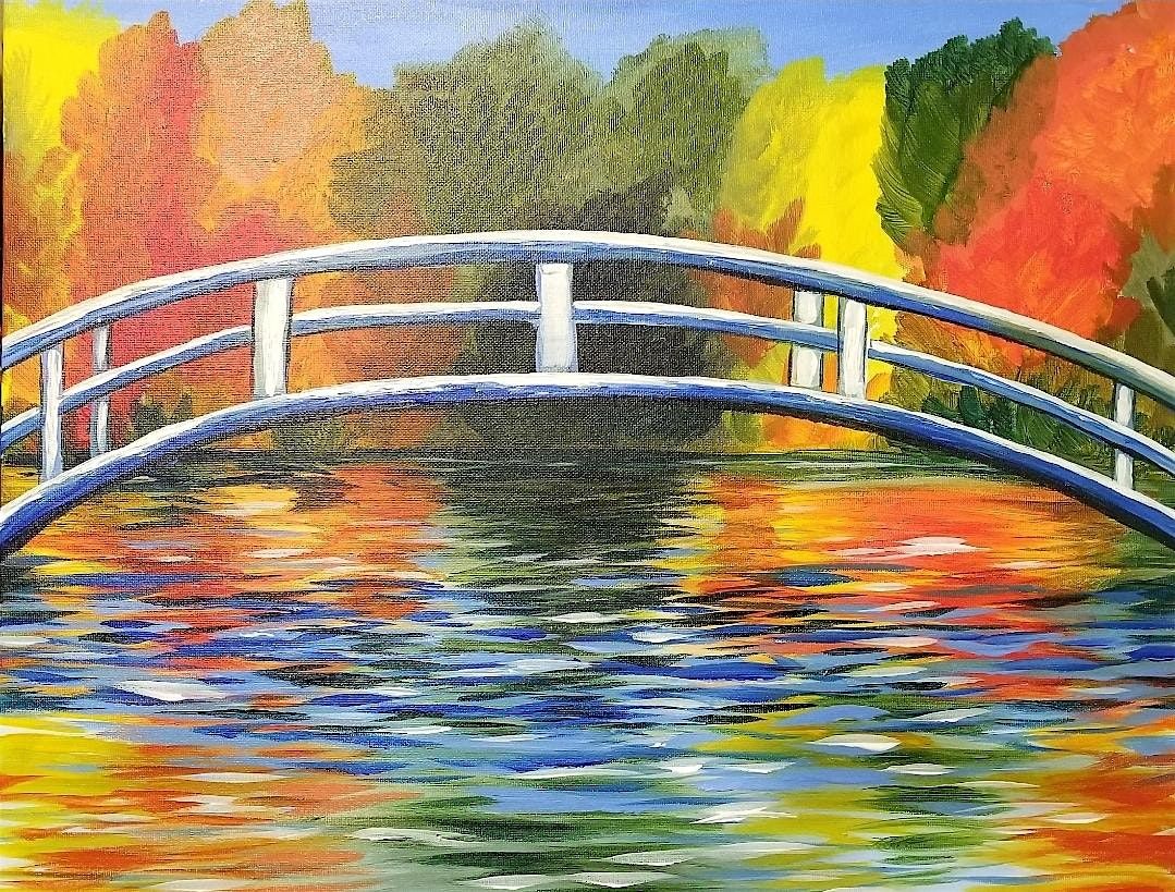 Art-Smart: Claude Monet Painting Lesson at The Purple Hayes Gallery