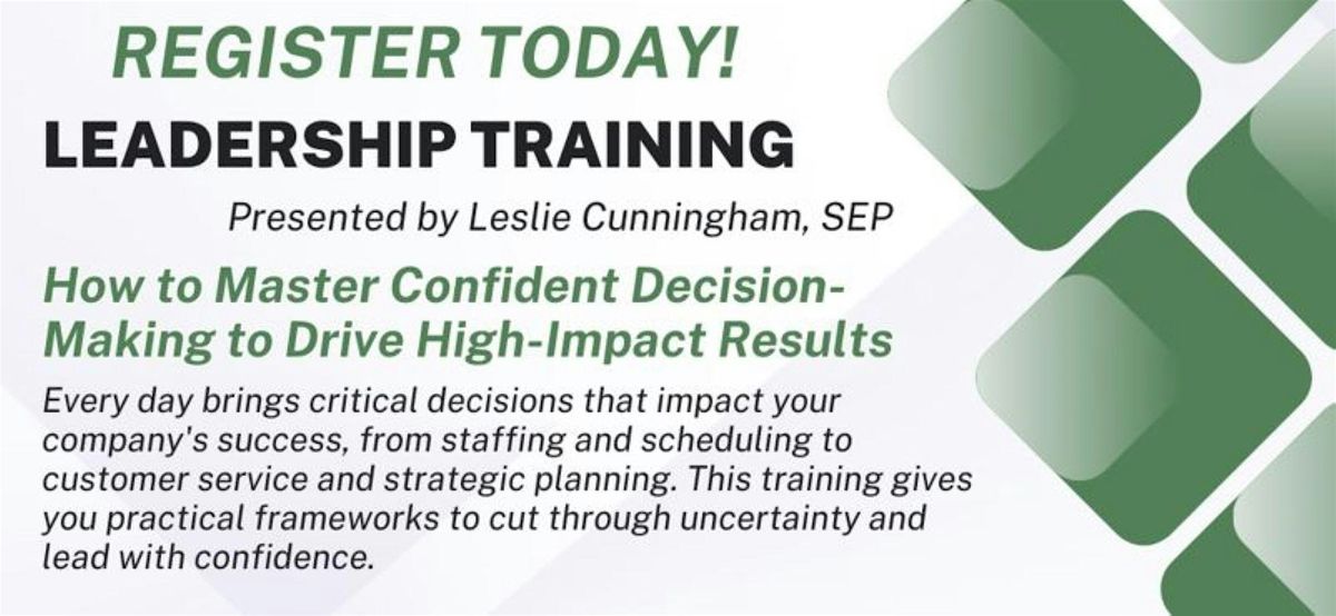 How to Master Confident Decision-Making to Drive High-Impact Results