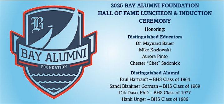 Bay Alumni Foundation Class of 2025 Hall of Fame Induction Luncheon
