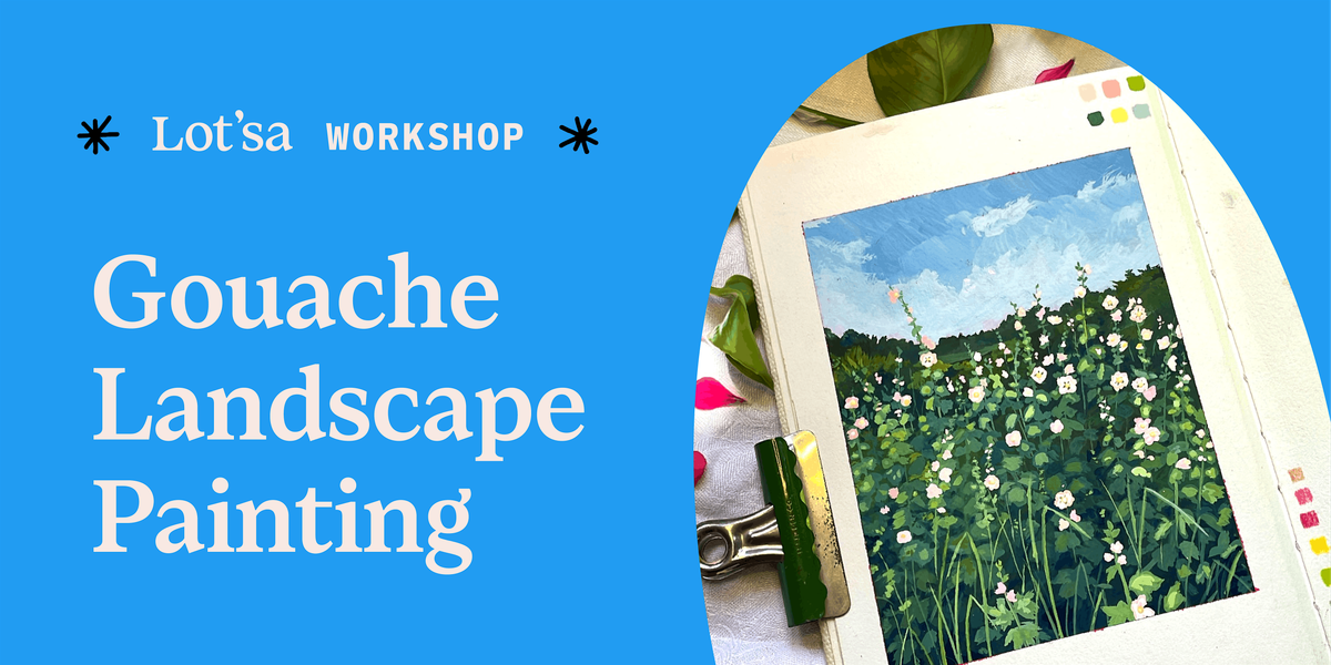 Gouache Landscape Painting