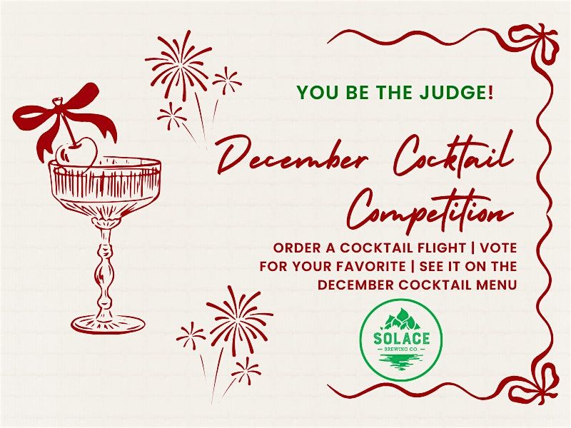 Spirited Cocktail Competition at Solace Brewing Co. in Sterling