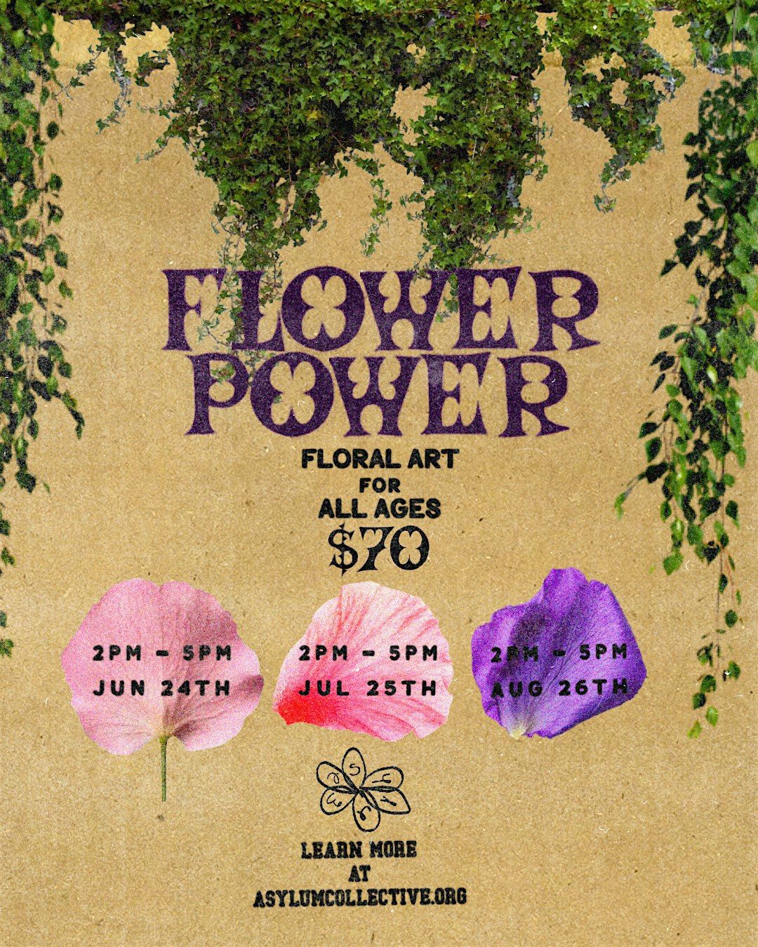 FLOWER POWER: FLORAL ART (ALL AGES)