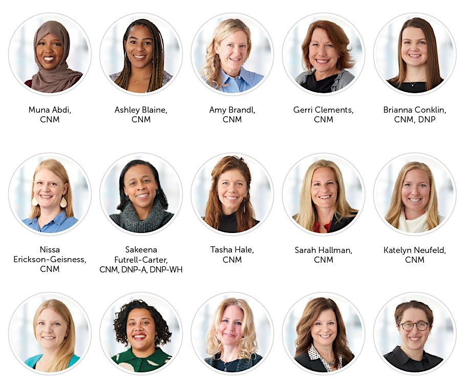 Park Nicollet 2025 Meet the Midwives at Park Nicollet Specialty Center