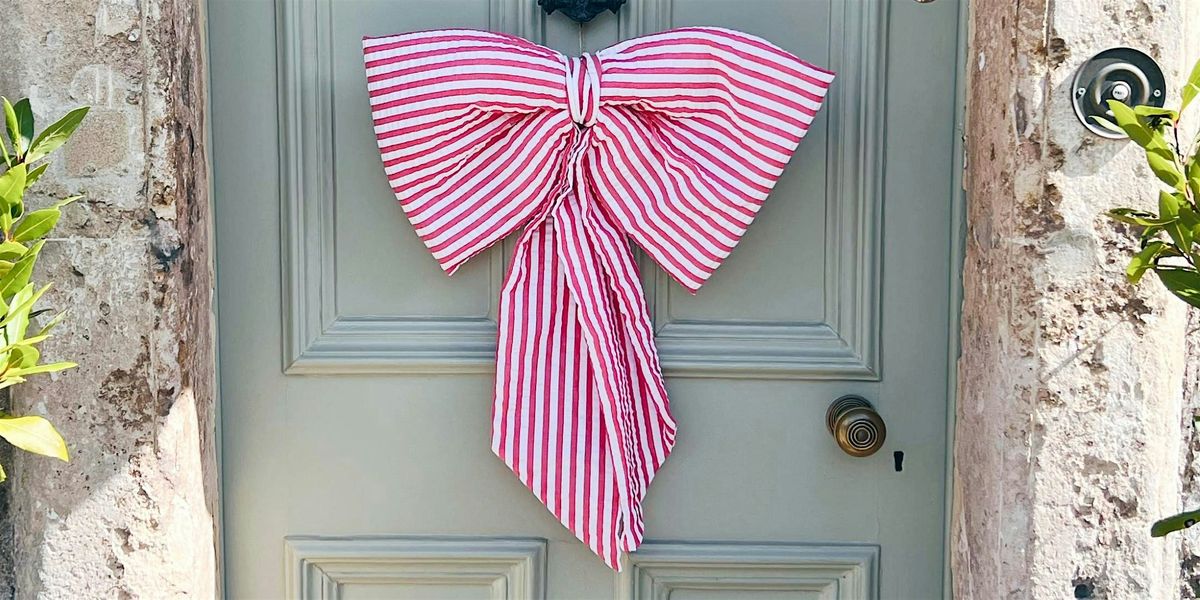 The Christmas Crafting Club: Sew Your Own Giant Decorative Bow