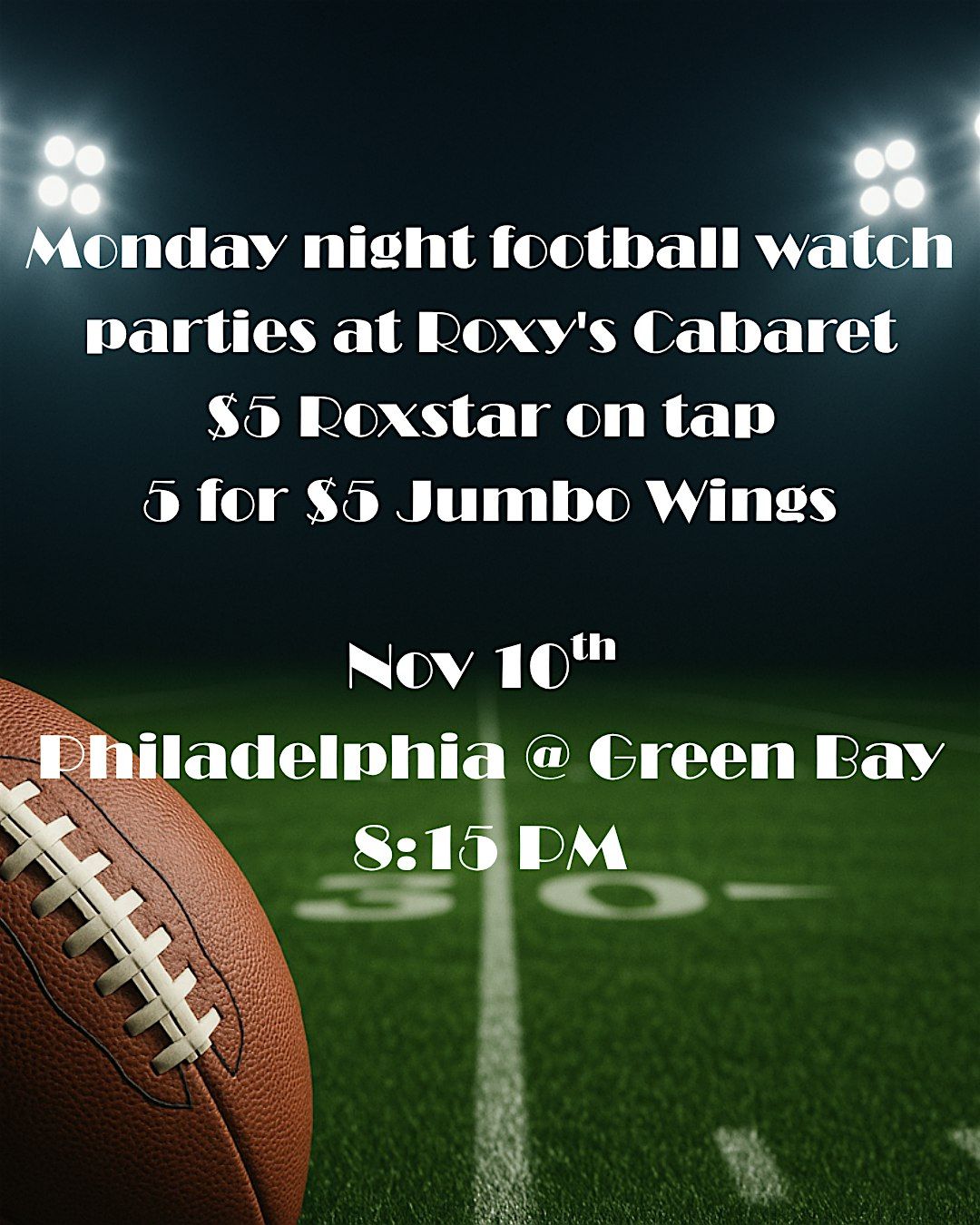 Monday Night Football Watch Party