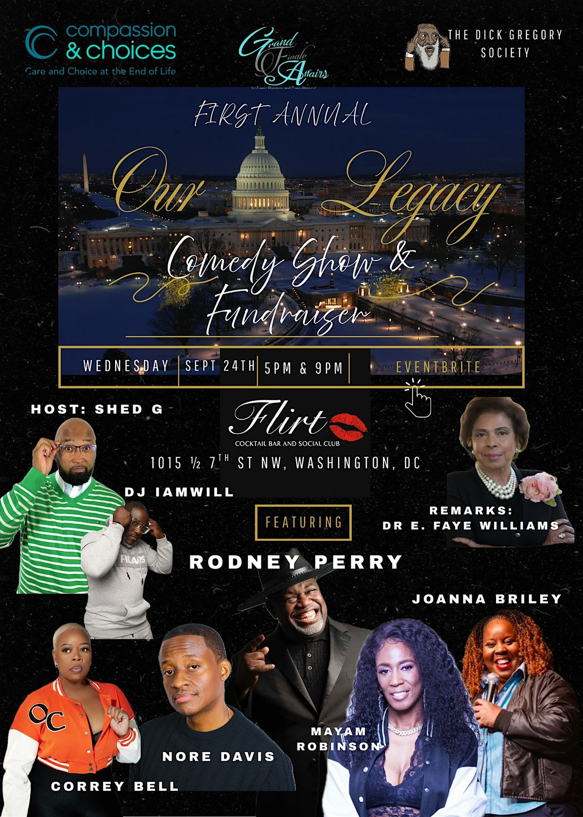 OUR LEGACY COMEDY SHOW & FUNDRAISER