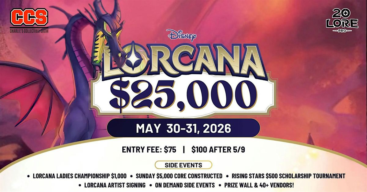 CCS Lorcana $25,000 Weekend - Invitational Qualifier 4