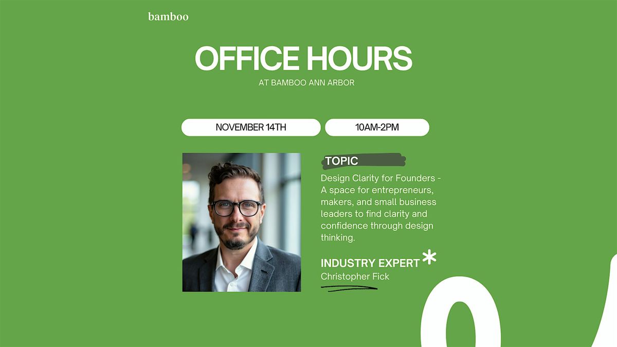Office Hours with Christopher Fick