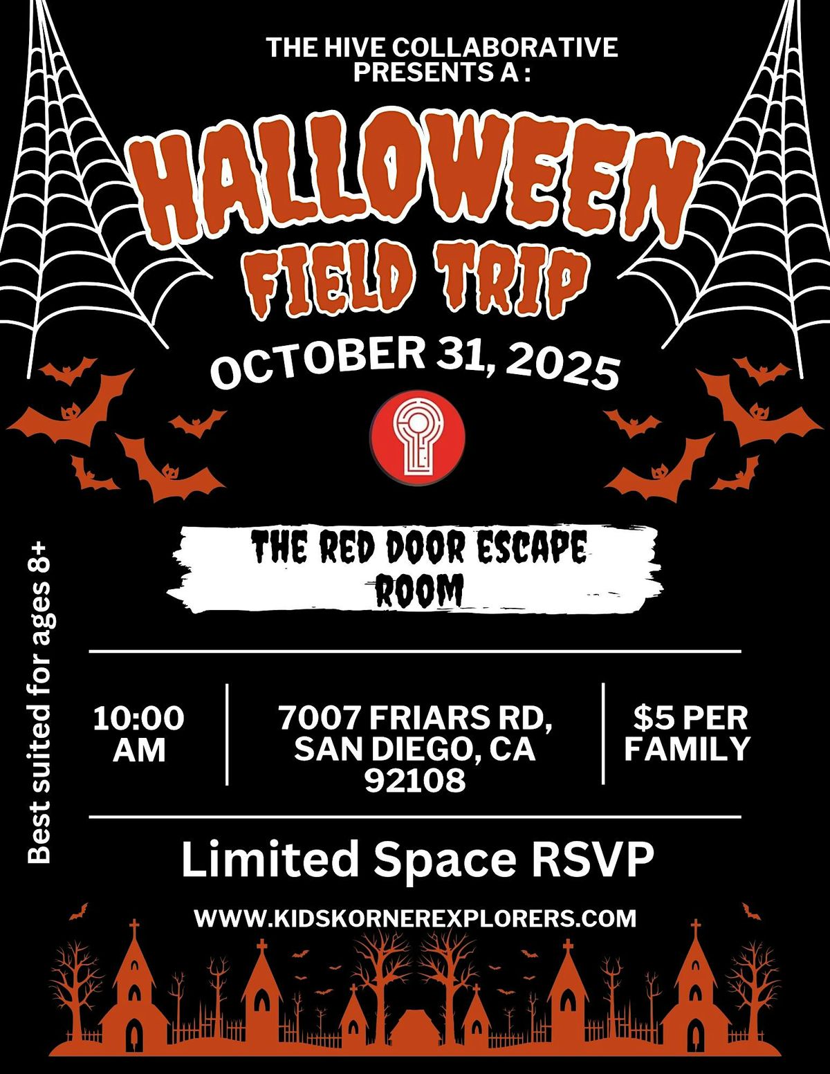 Non-Scary Halloween Field trip