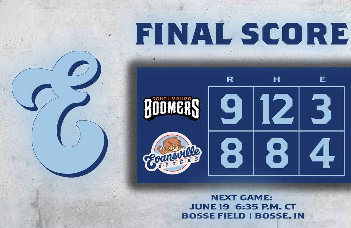 Schaumburg Boomers vs. Evansville Otters