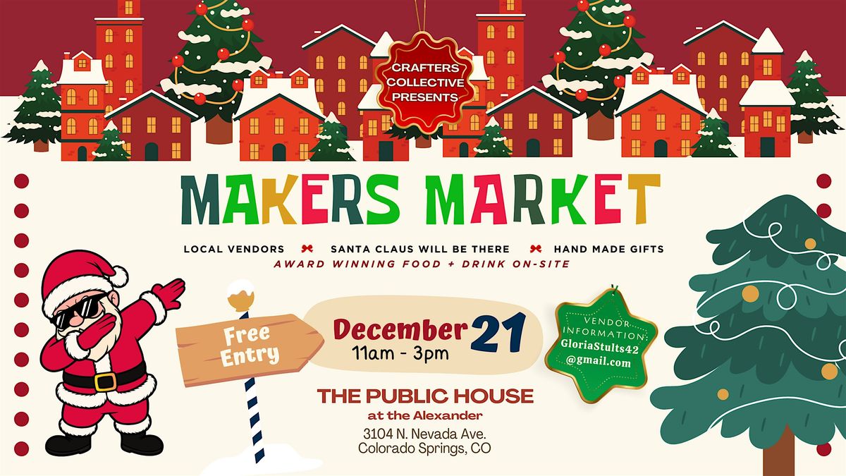 December Holiday Makers Market at The Public House