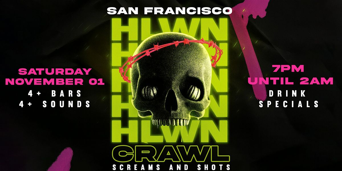 Screams & Shots Halloween Bar Crawl 2025 | San Francisco