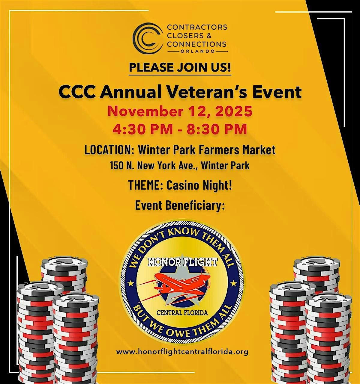 CCC - Annual Veterans Event Casino Night