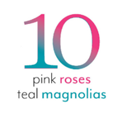 Pink Roses Teal Magnolias