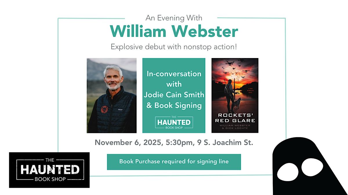 An In-conversation and Signing with author William Webster