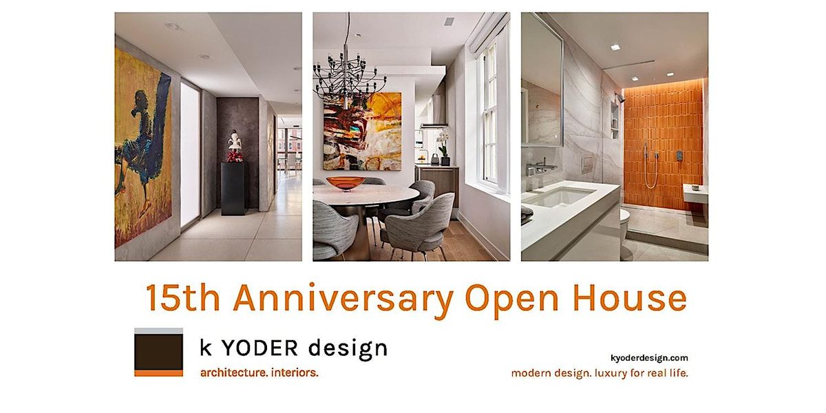 k YODER design 15th Anniversary Open House
