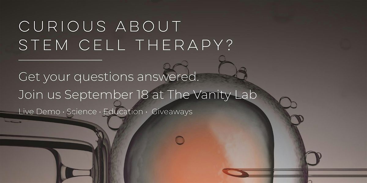 Molecular Science, but Make it Chic: A Stem Cell Event