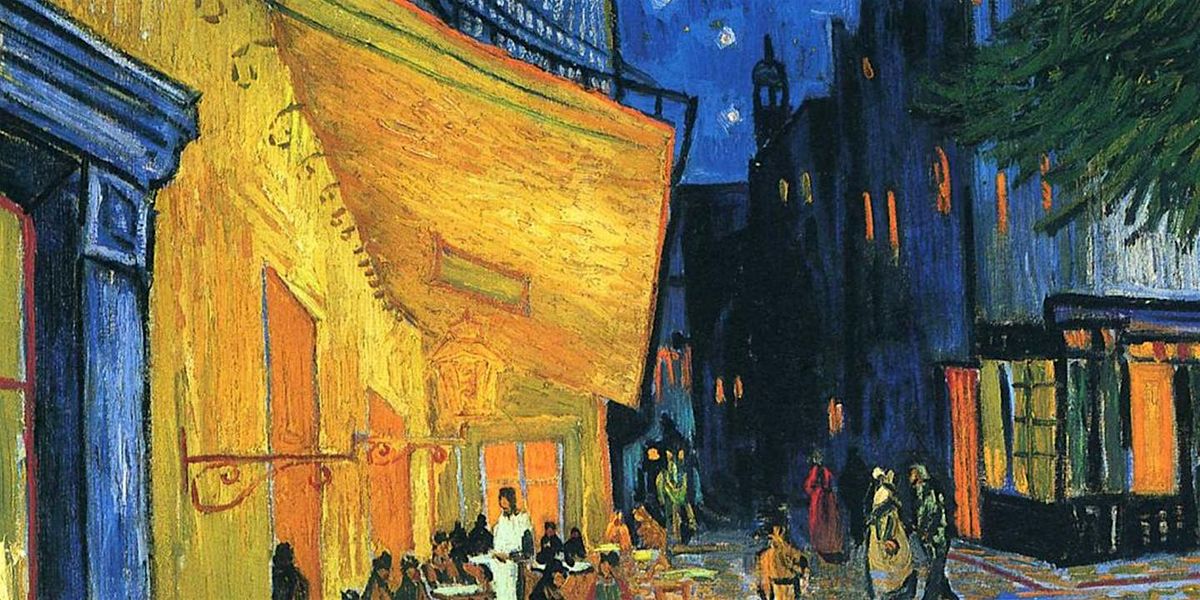 Paint Van Gogh's Caf\u00e9 Terrace At Night, London