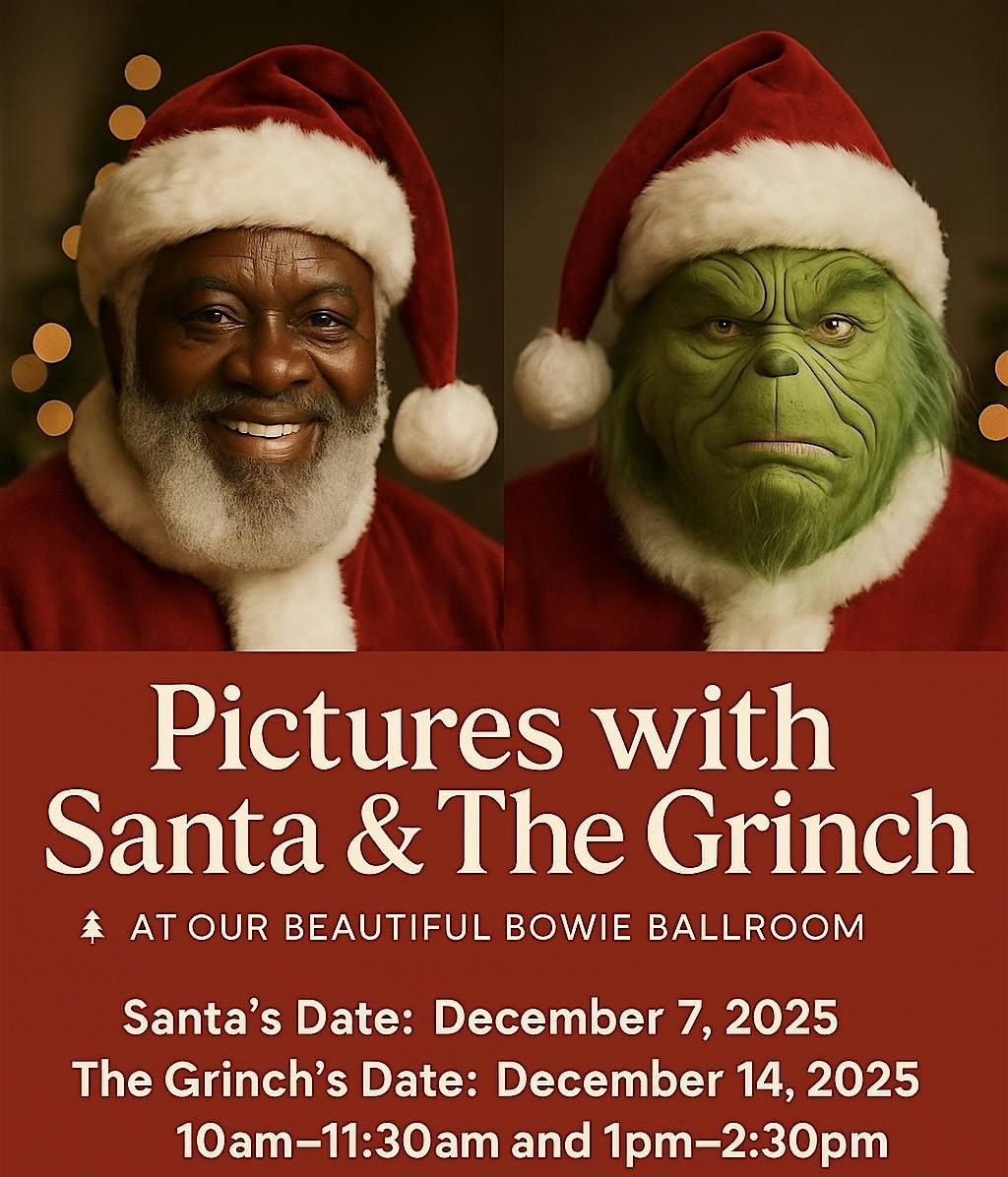 Pictures with Santa & The Grinch