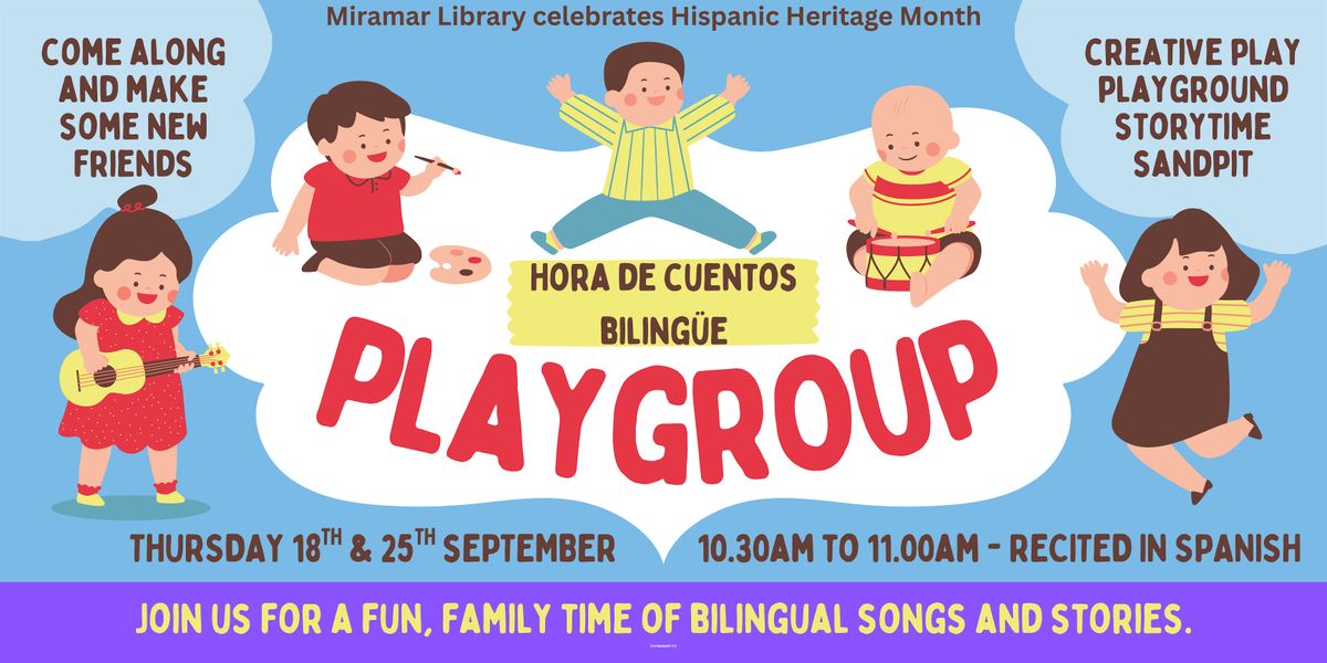 Bilingual Story-time for Pre-schoolers - Hispanic Heritage Month