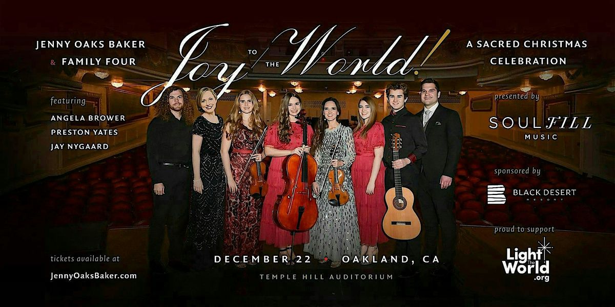 Jenny Oaks Baker in Joy to the World! A Sacred Celebration (Oakland, CA)