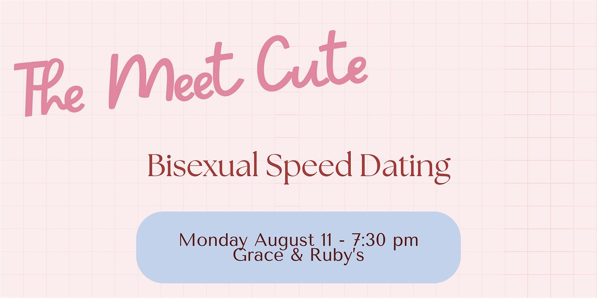 The Meet Cute Speed Dating