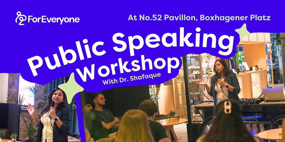Storytelling & Public Speaking Workshop